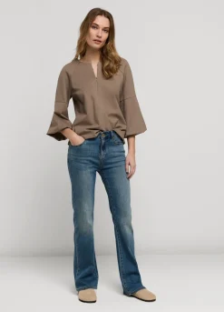 Summum Woman Aangesloten Top|Vrouwen Tops & T-Shirts