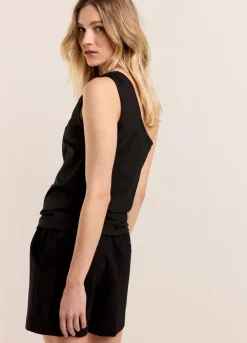Summum Woman Asymmetrisch Singlet|Vrouwen Tops & T-Shirts