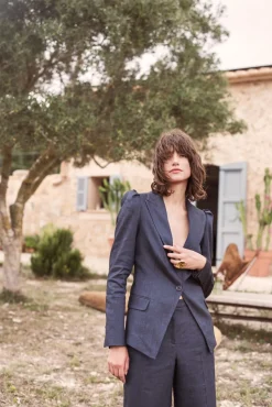 Summum Woman Blazer Met Gepofte Mouw|Vrouwen Blazers & Jasjes