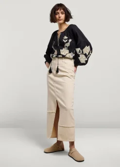 Summum Woman Blouse In Linnenmix|Vrouwen Blouses