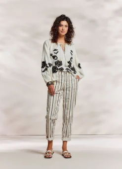 Summum Woman Blouse In Linnenmix|Vrouwen Blouses