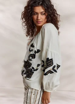 Summum Woman Blouse In Linnenmix|Vrouwen Blouses