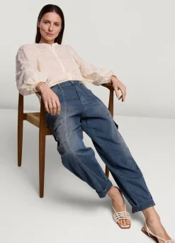 Summum Woman Blouse Met Bloemen|Vrouwen Blouses