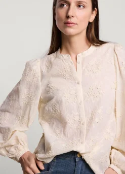Summum Woman Blouse Met Bloemen|Vrouwen Blouses