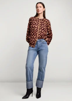 Summum Woman Blouse Met Bloemenprint|Vrouwen Blouses