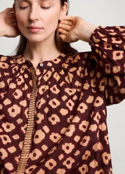 Summum Woman Blouse Met Bloemenprint|Vrouwen Blouses