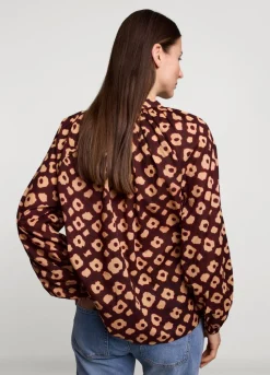 Summum Woman Blouse Met Bloemenprint|Vrouwen Blouses