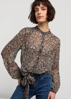 Summum Woman Blouse Met Tailleband|Vrouwen Tops & T-Shirts