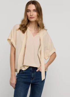 Summum Woman Bow Tie Top|Vrouwen Tops & T-Shirts