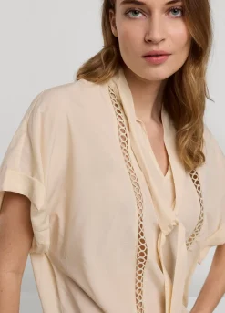 Summum Woman Bow Tie Top|Vrouwen Tops & T-Shirts