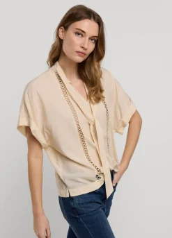 Summum Woman Bow Tie Top|Vrouwen Tops & T-Shirts