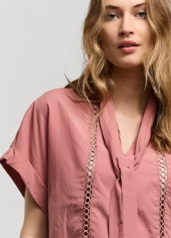 Summum Woman Bow Tie Top|Vrouwen Tops & T-Shirts