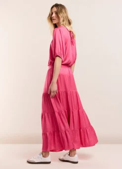 Summum Woman Brede Strokenrok|Vrouwen Rokken