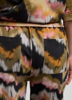 Summum Woman Broek Met Waterverf-Print|Vrouwen Broeken & Jumpsuits