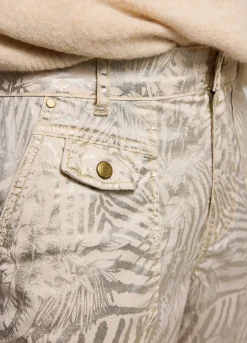 Summum Woman Broek Metallic Print|Vrouwen Broeken & Jumpsuits