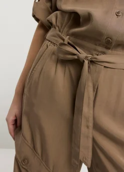 Summum Woman Cargo Jumpsuit|Vrouwen Broeken & Jumpsuits