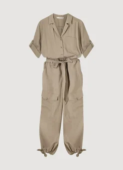 Summum Woman Cargo Jumpsuit|Vrouwen Broeken & Jumpsuits