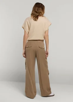 Summum Woman Cargobroek Elastische Taille|Vrouwen Broeken & Jumpsuits
