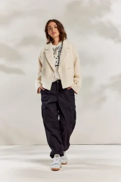 Summum Woman Contrast Top|Vrouwen Blouses