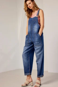 Summum Woman Denim Dungaree|Vrouwen Broeken & Jumpsuits