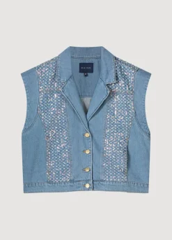 Summum Woman Denim Gilet|Vrouwen Blazers & Jasjes