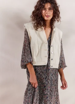 Summum Woman Denim Gilet|Vrouwen Blazers & Jasjes