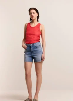Summum Woman Denim Short|Vrouwen Shorts