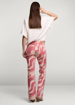 Summum Woman Flared Broek Met Print|Vrouwen Broeken & Jumpsuits