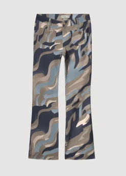 Summum Woman Flared Broek Met Print|Vrouwen Broeken & Jumpsuits