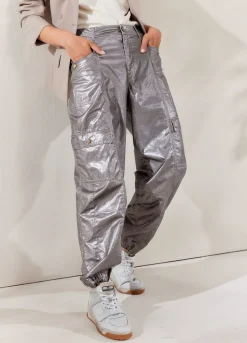 Summum Woman Foil Print Cargo|Vrouwen Broeken & Jumpsuits