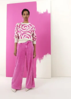 Summum Woman Gebreide Jacquard Trui|Vrouwen Truien & Vesten