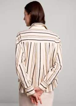 Summum Woman Gestreepte Blouse|Vrouwen Blouses