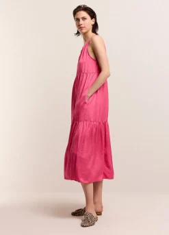 Summum Woman Glanzende Strokenjurk|Vrouwen Jurken