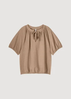 Summum Woman Glimmende Lurex Top|Vrouwen Tops & T-Shirts