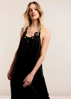 Summum Woman Halterjurk Viscose-Satijn|Vrouwen Jurken