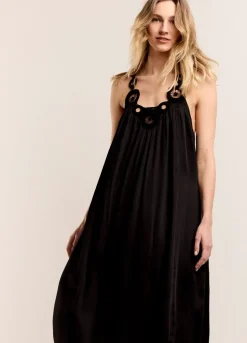 Summum Woman Halterjurk Viscose-Satijn|Vrouwen Jurken