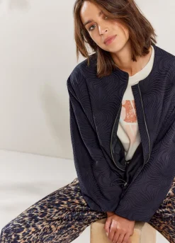 Summum Woman Jacquard Bomberjack|Vrouwen Jassen