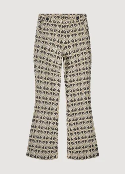 Summum Woman Jacquard Flared Pants|Vrouwen Broeken & Jumpsuits