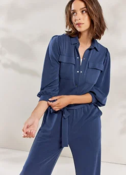 Summum Woman Jersey Jumpsuit|Vrouwen Broeken & Jumpsuits