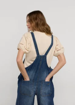 Summum Woman Jersey Top Met Broderie Anglaise|Vrouwen Tops & T-Shirts