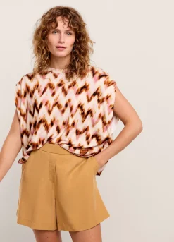 Summum Woman Korte Broek Met Elastiek|Vrouwen Shorts