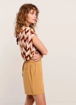 Summum Woman Korte Broek Met Elastiek|Vrouwen Shorts