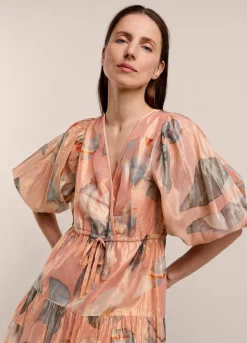 Summum Woman Korte Glinsterende Strokenjurk|Vrouwen Jurken