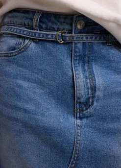 Summum Woman Lange Denim Rok|Vrouwen Rokken