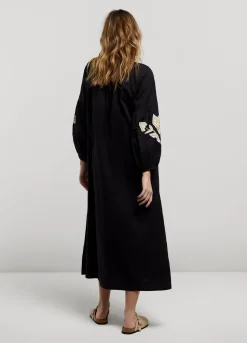 Summum Woman Lange Jurk Met Borduur|Vrouwen Jurken