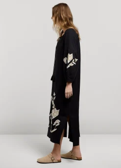 Summum Woman Lange Jurk Met Borduur|Vrouwen Jurken