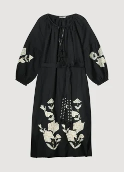 Summum Woman Lange Jurk Met Borduur|Vrouwen Jurken