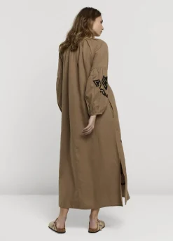 Summum Woman Lange Jurk Met Borduur|Vrouwen Jurken