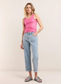 Summum Woman Lasercut 5-Pocket Denim|Vrouwen Broeken & Jumpsuits