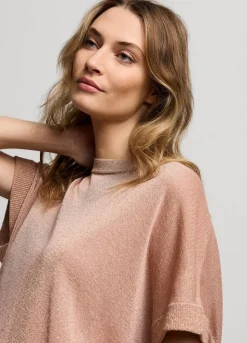 Summum Woman Lurex Boxy Truitje|Vrouwen Truien & Vesten
